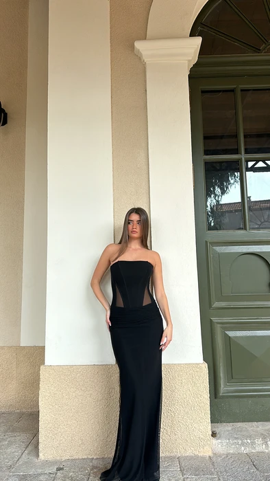 שמלת מיה - שחור